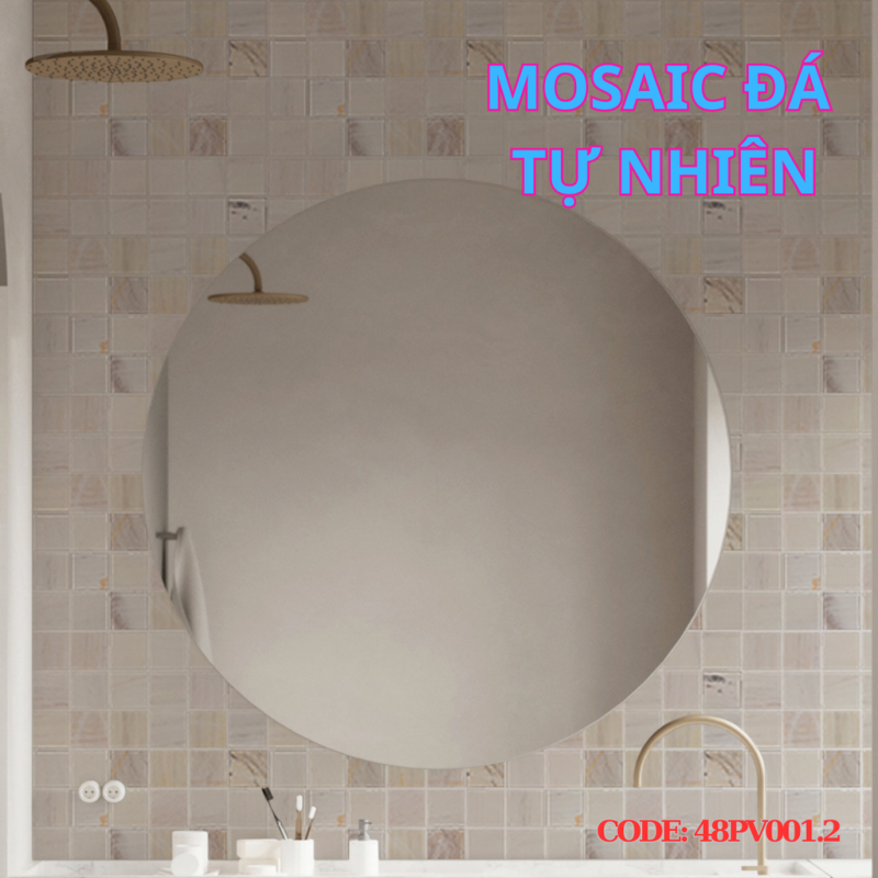 Gạch Mosaic đá tự nhiên LUX-48PV001.2
