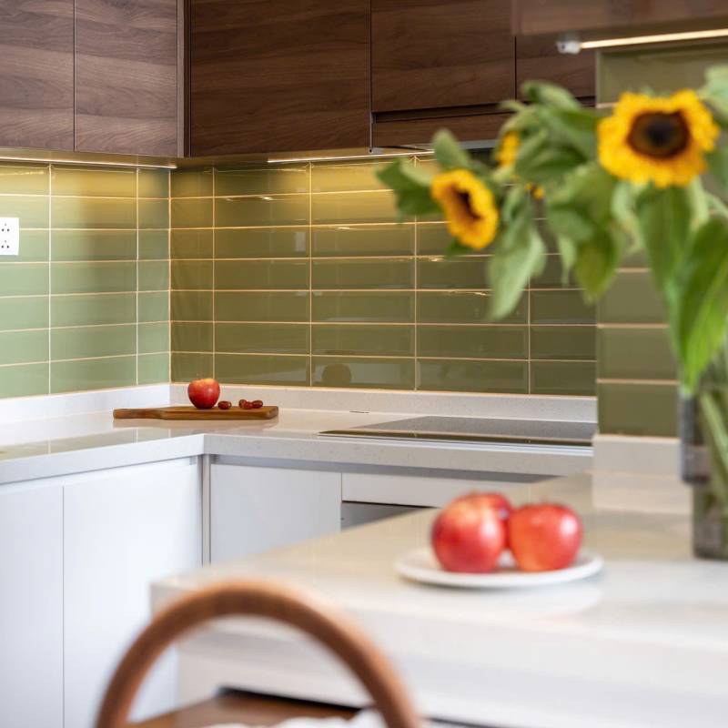 Gạch thẻ xanh bóng vát KT 75x300mm PSTA75306DX5