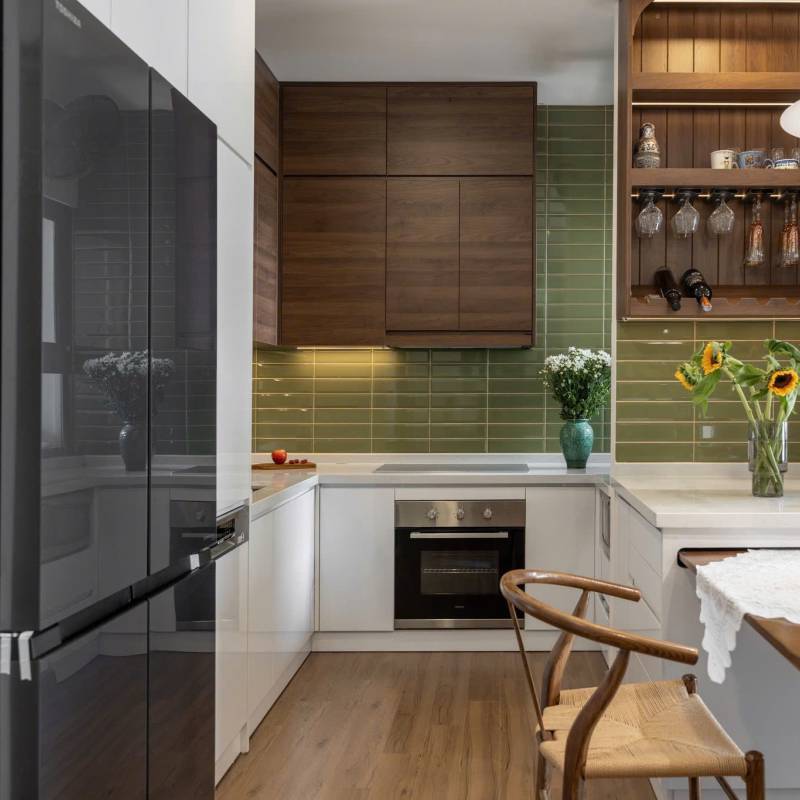 Gạch thẻ xanh bóng vát KT 75x300mm PSTA75306DX5