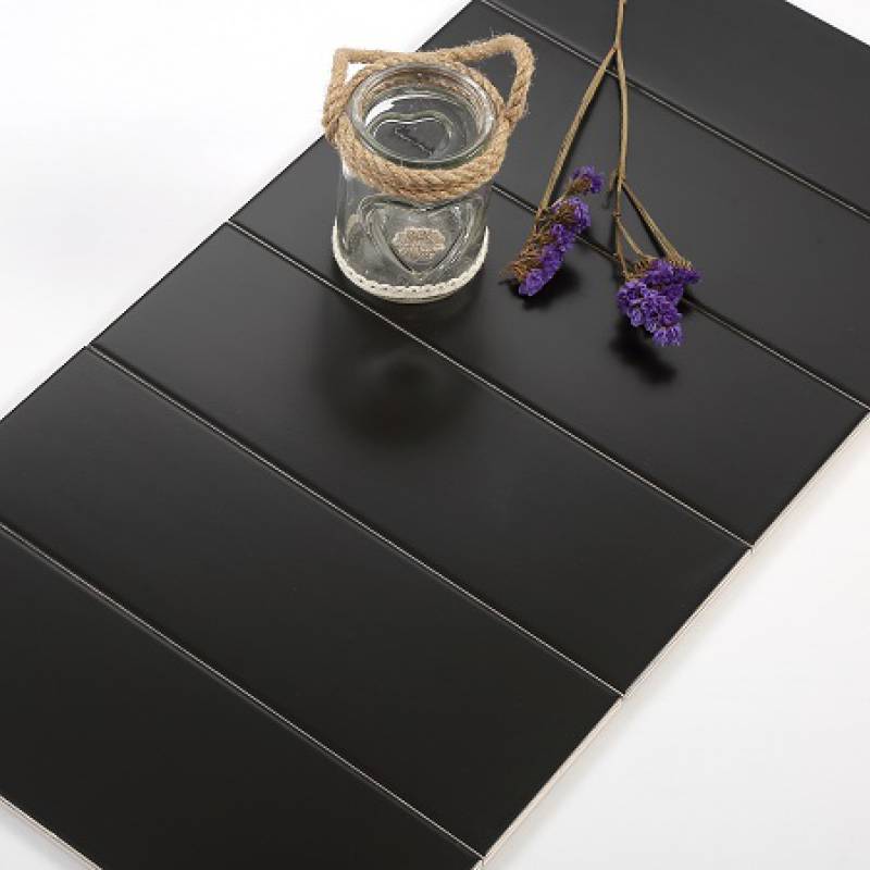 Gạch thẻ đen mờ phẳng KT 100x300mm M1307Y