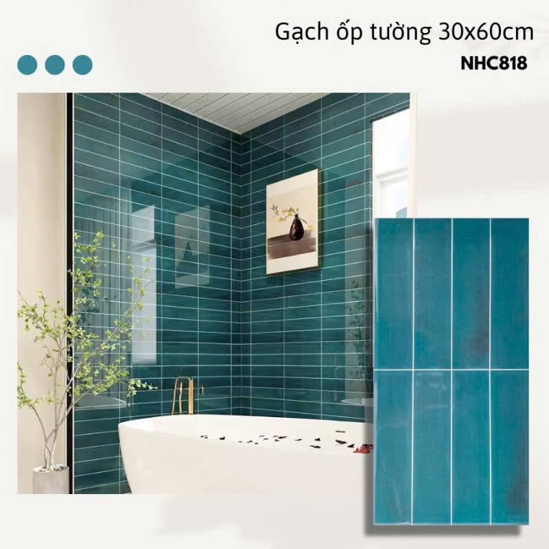 Gạch ốp tường KT 300x600mm NHC818