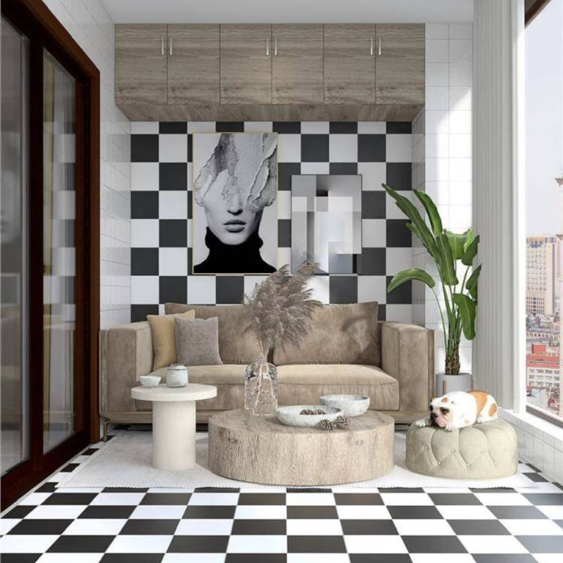 Gach bông 40x40cm mã F4008