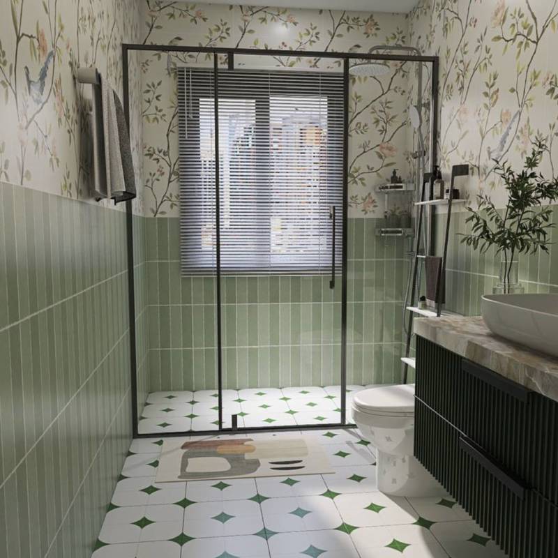 Gach bông 40x40cm mã F4173