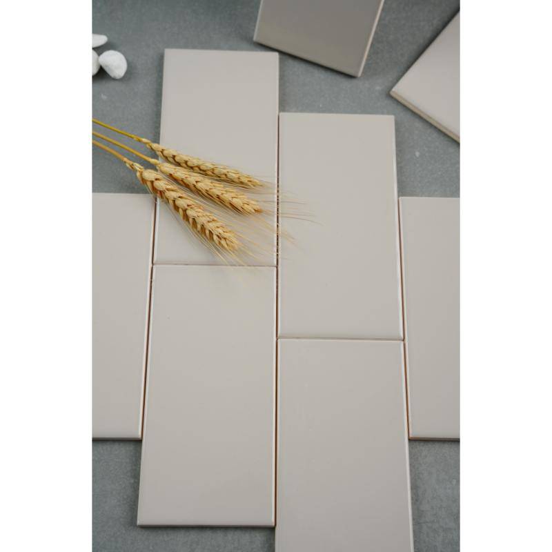 Gạch thẻ xám bóng phẳng KT 75x150mm FA0306P