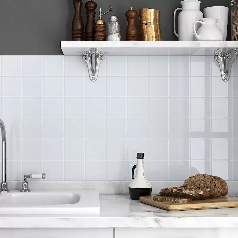 Gạch trắng bóng KT 150x150mm STA150150