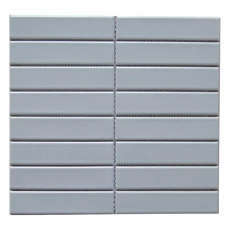 Gạch Mosaic 280x295mm thanh lớn xám mờ Y33F22M