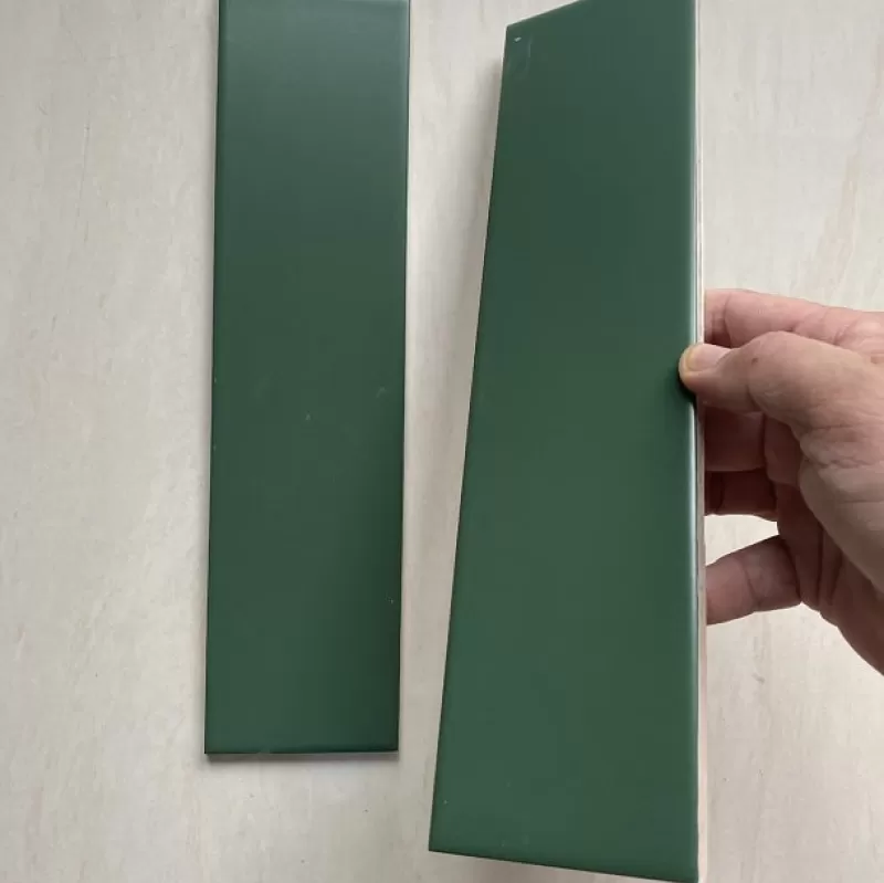 Gạch thẻ màu xanh men mờ 75x300mm H08753Y