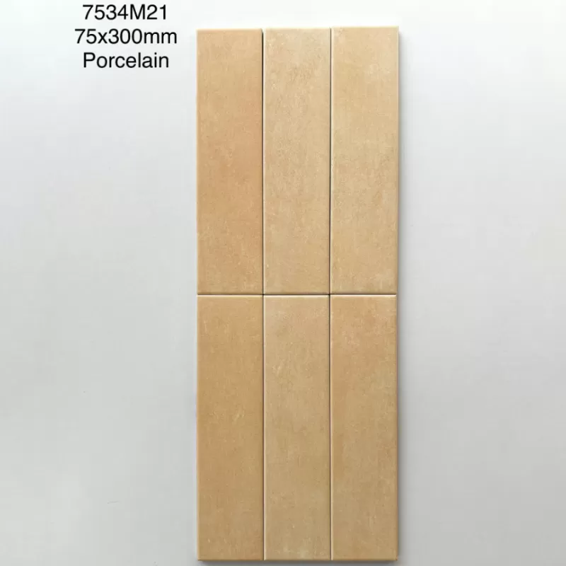 Gạch thẻ porcelain 75x300mm mã MD7534M21