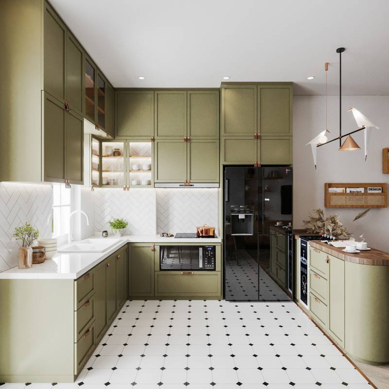 Gạch bông men KT 200x200mm mã F2118 (BD vàng)