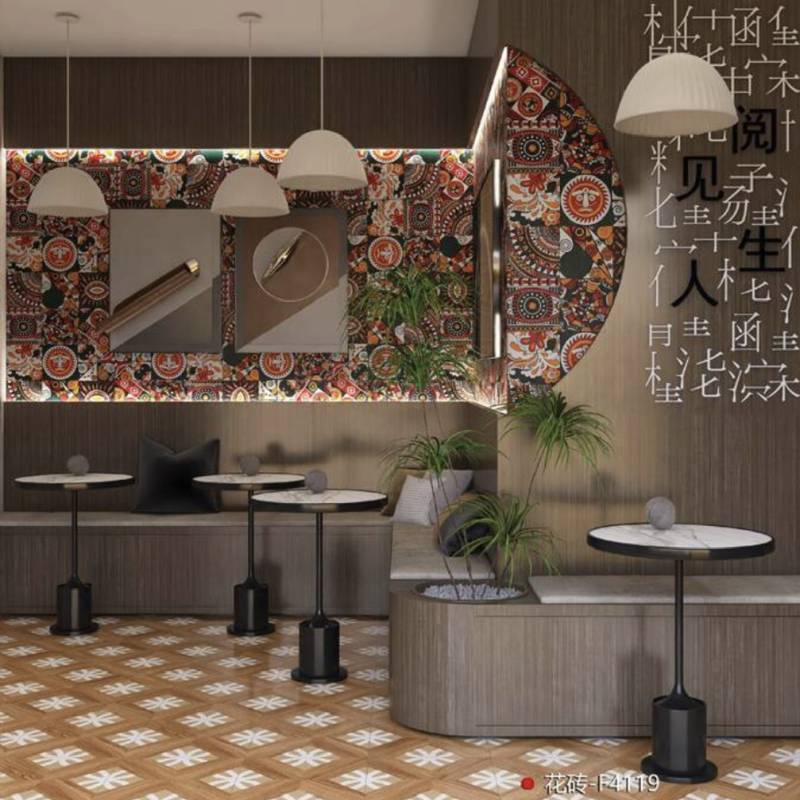 Gach bông 40x40cm mã F4119