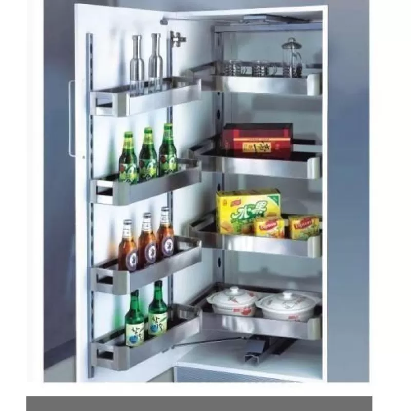 TỦ ĐỂ ĐỒ KHÔ 4 TẦNG 450MM BLUWARE