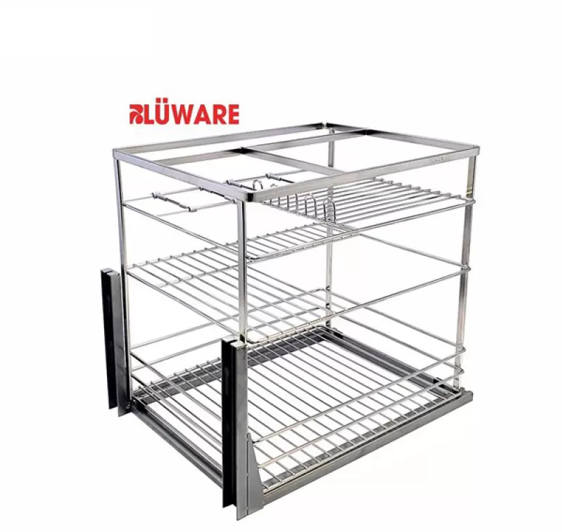 GIÁ GIÁ GIA VỊ CHAI LỌ 350MM BLUWARE MÃ: G35 (BGNT350 - SUS304)