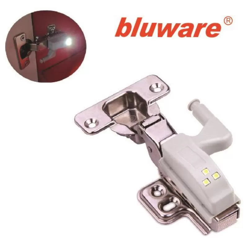 Bản lề inox giảm chấn Bluware 888 cho tủ