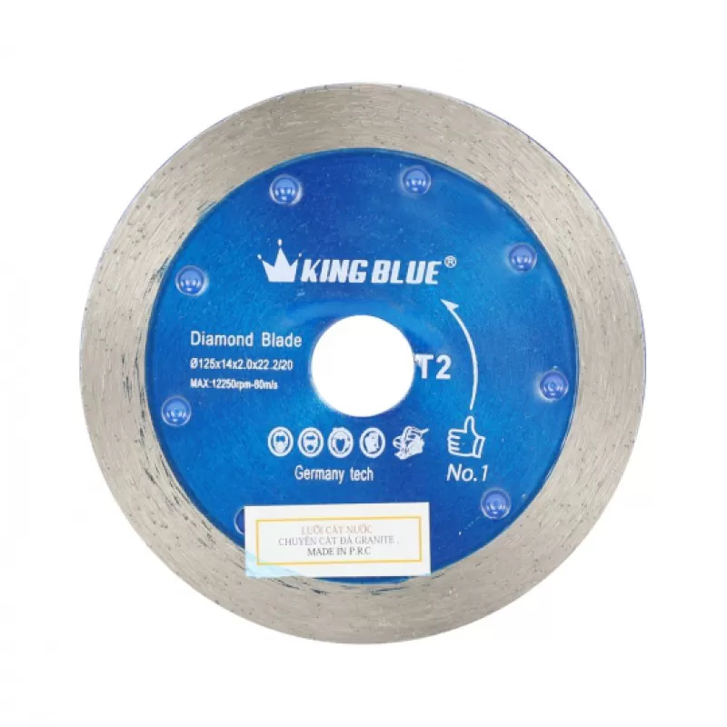 King Blue Granite Cutting Blade T2-125x2.0x14L