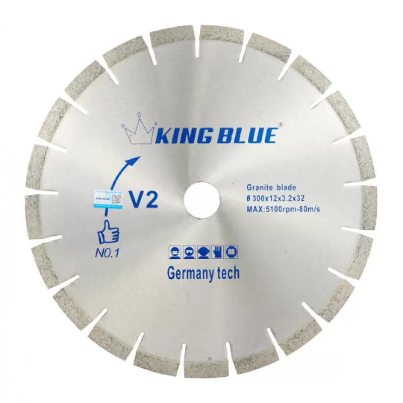 King Blue Granite Cutting Blade V2-300x32x3.2x12R