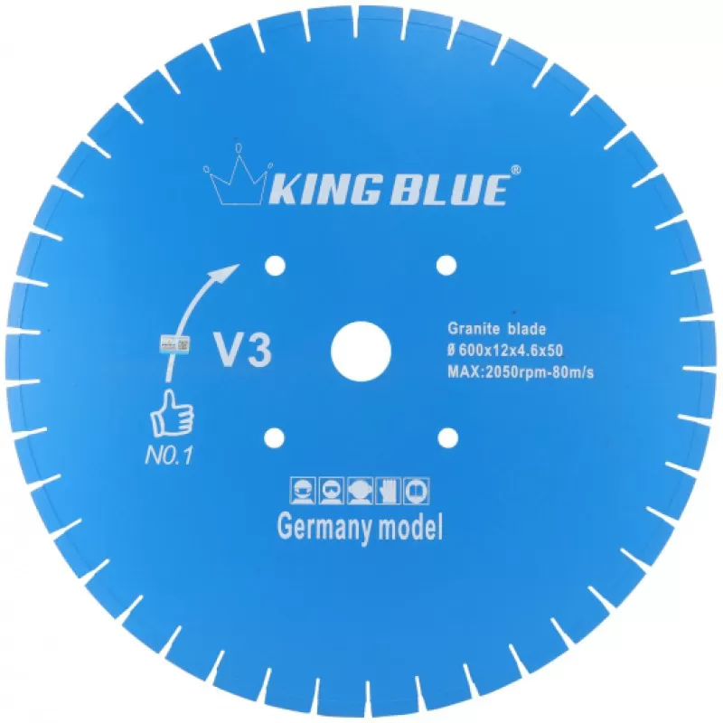 King Blue Granite Cutting Blade V3-600x50x4.6x12R