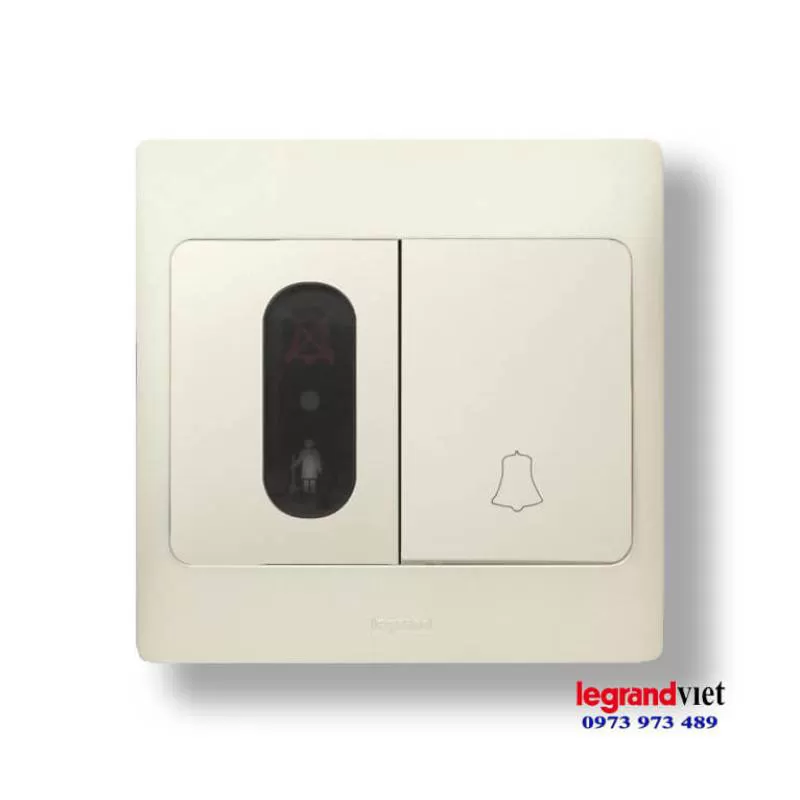Nút nhấn chuông dọn phòng màu trắng Mallia – Legrand
