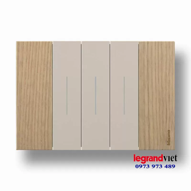 Mặt công tắc Living Now màu Oak KA4803LM