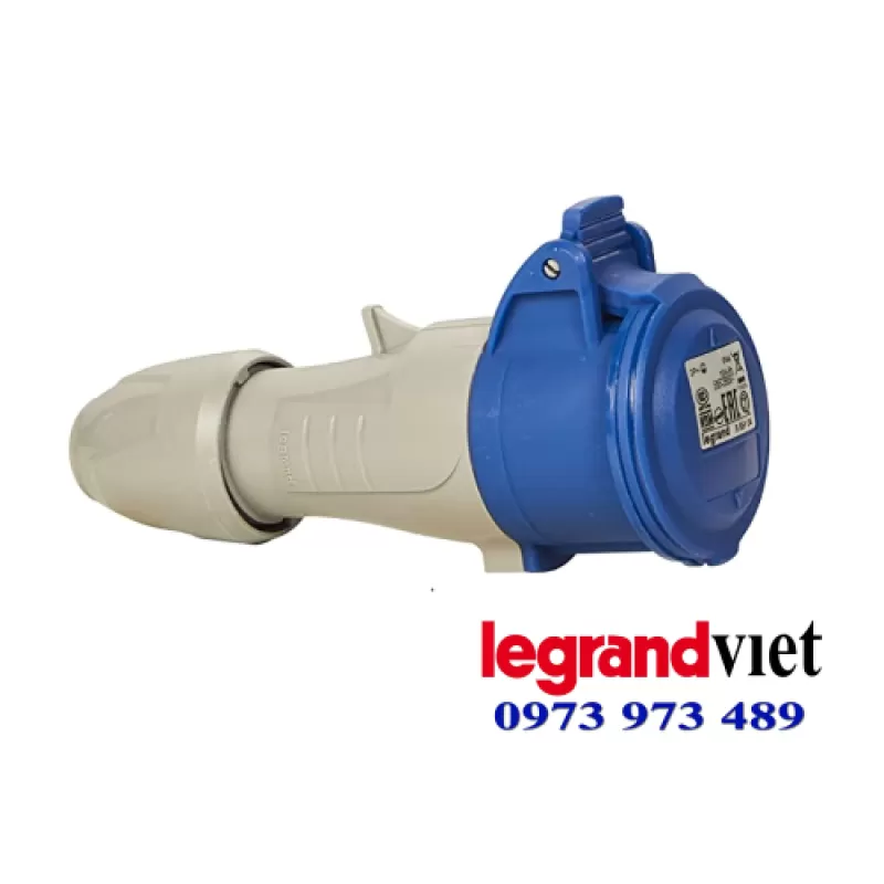 Ổ cắm công nghiệp di động 16A 230V 2P+E IP44