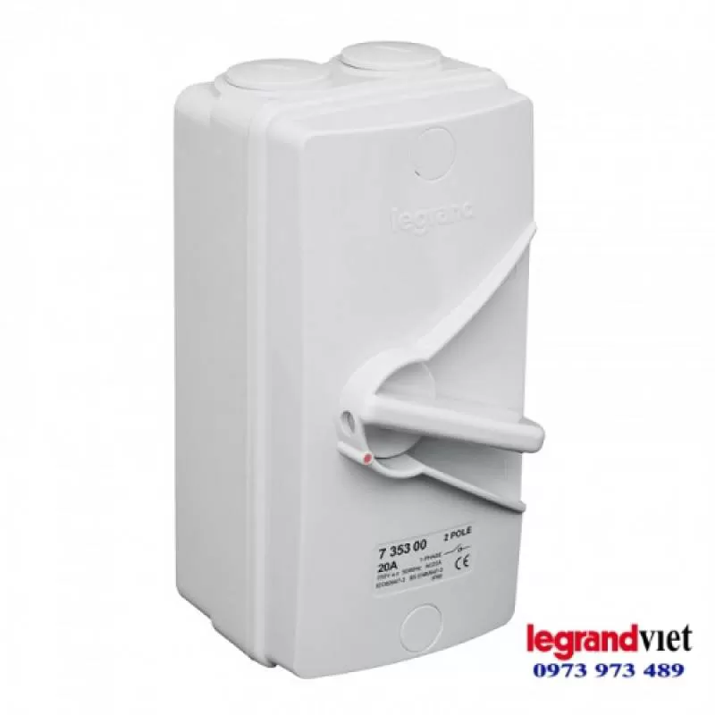 Water Proof Isolator Switch AC22A – 2P 63A 250V AC 50/60HZ 