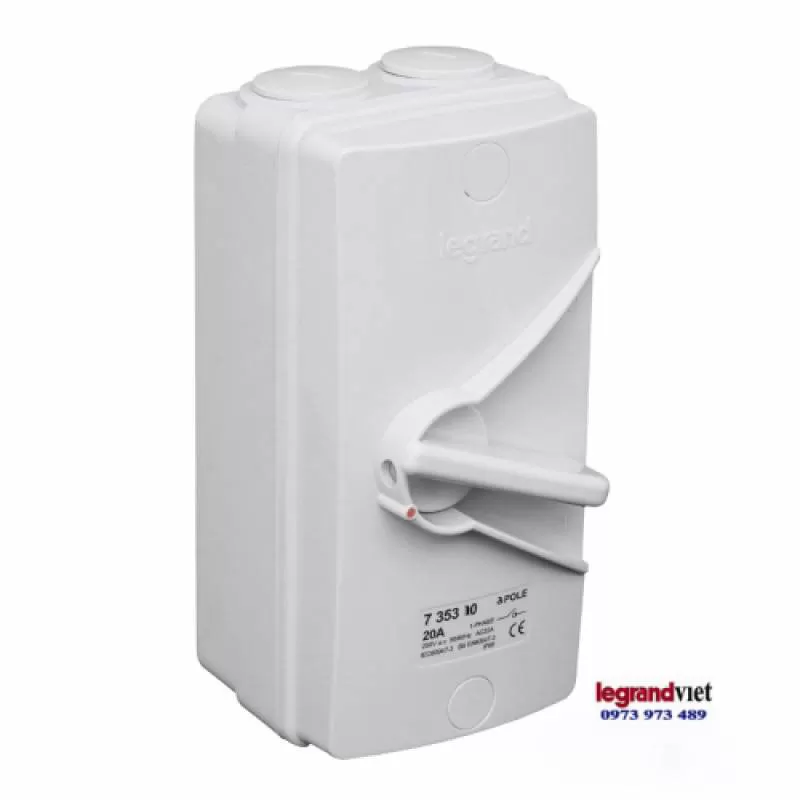 Water Proof Isolator Switch AC22A – 3P 20A 250V AC 50/60HZ
