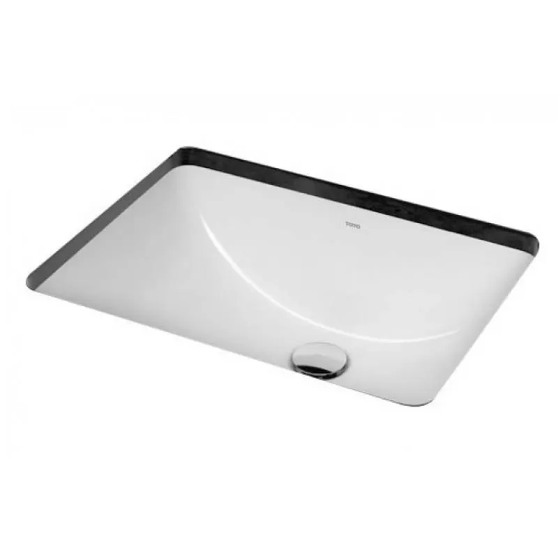 Chậu rửa mặt lavabo TOTO LW1535V#XW âm bàn hình chữ nhật 500 x 380 mm