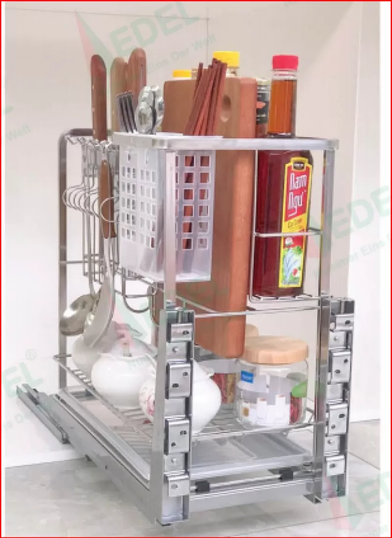 Giá đựng gia vị, dao thớt Inox 304 dan dẹt BK01.300