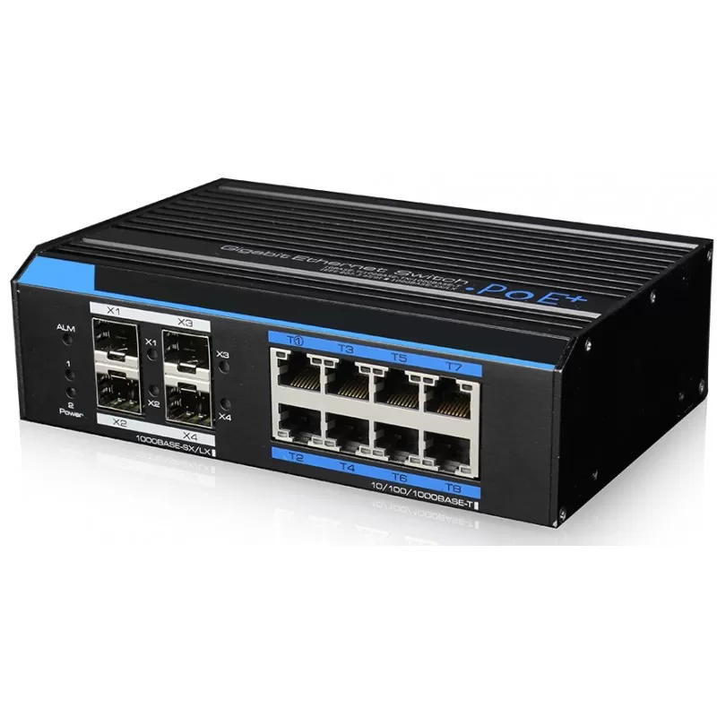 Switch công nghiệp L2 12 port UTP7308GE (Non-POE)