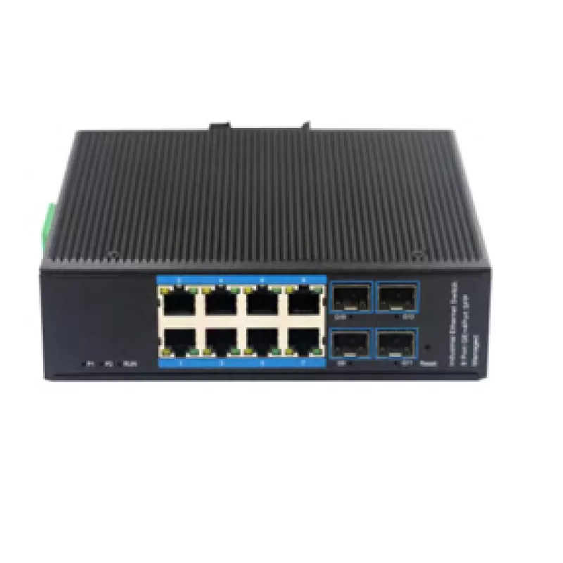 Switch công nghiệp L2, 12 port - UTP6312S-PSB (support ERPS Ring connection)