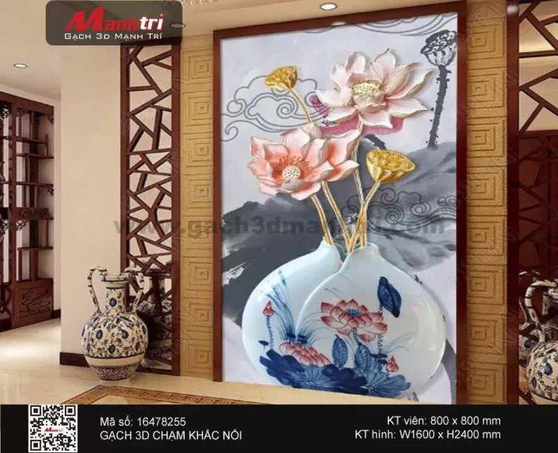 Gạch 3D Bình hoa 16478255 - 4.500.000 đ