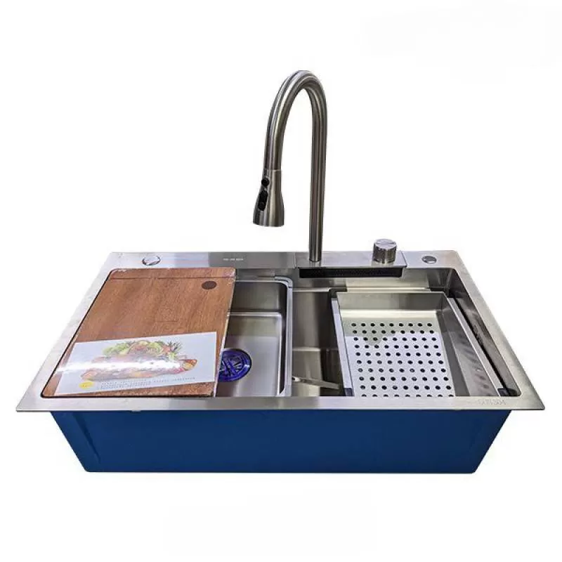 CHẬU RỬA CHÉN INOX 304 - MÃ SỐ PVK157