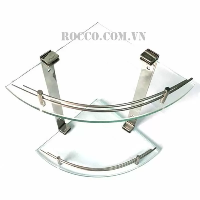 Kệ góc kiếng 2 tầng