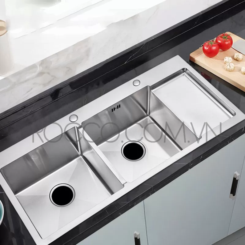Chậu rửa chén đúc inox 304 - Mã số PVK121