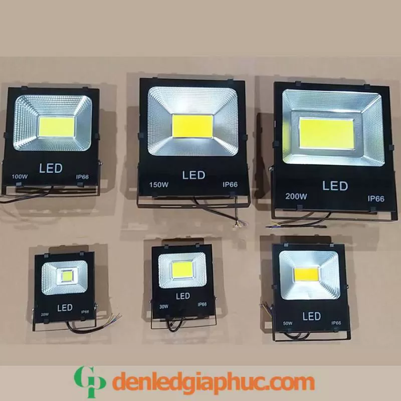 Đèn pha LED 20w 5054 IP66 hàng đẹp giá sỉ lẻ