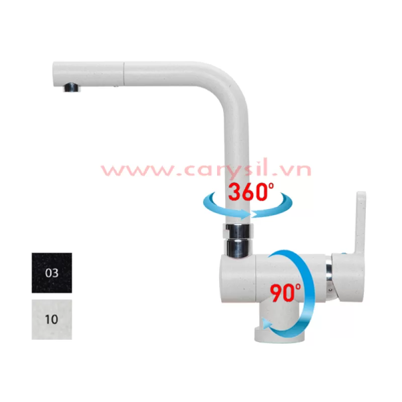Vòi Rửa G-0555P Thương Hiệu CARYSIL 