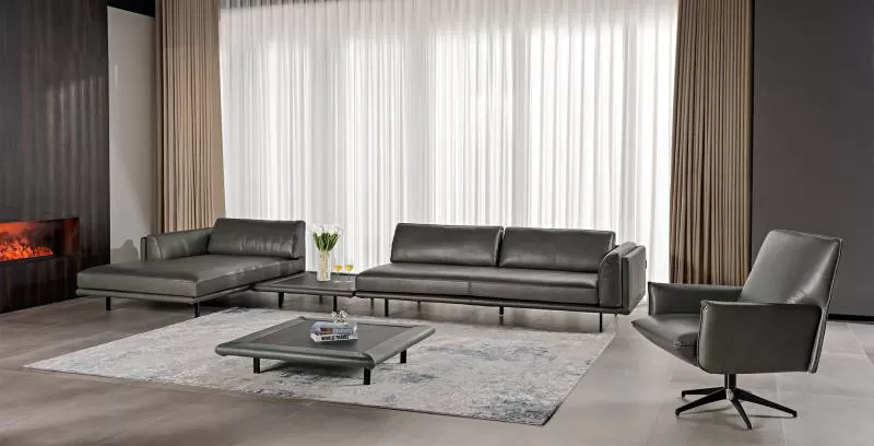 SOFA DA THẬT DORIAN 2253Chateau d'Ax